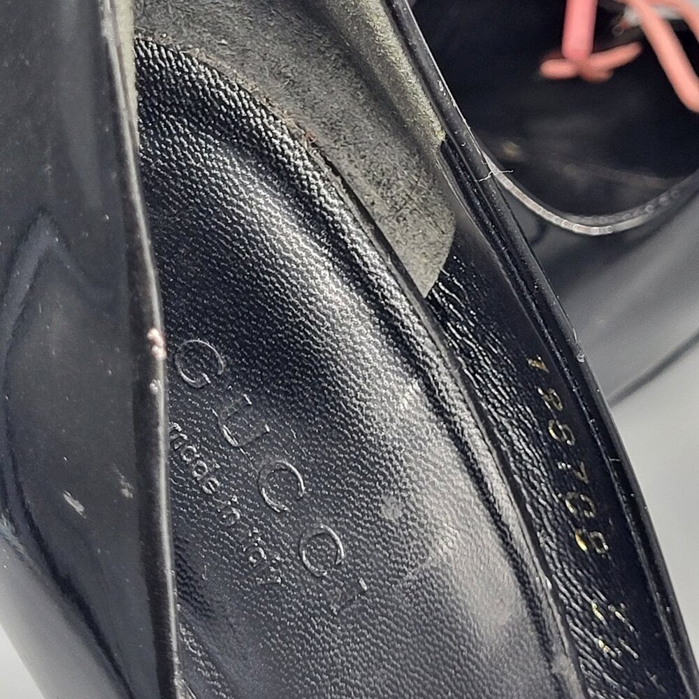Gucci Patent Peep Toe Heels - Picture 15 of 15